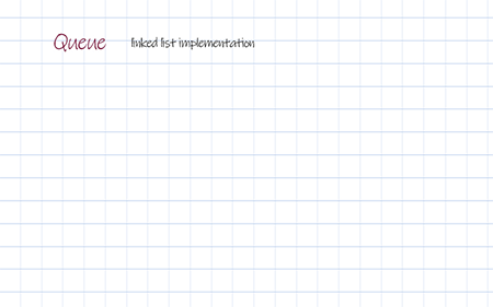 queue with linked list