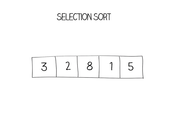 selection sort doodle