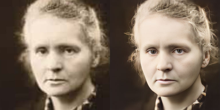 face restoration with GFPGAN