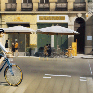 biking video